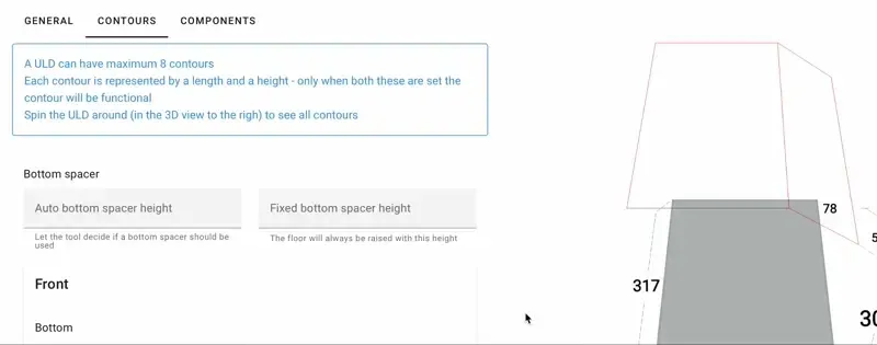 Finished editing contour