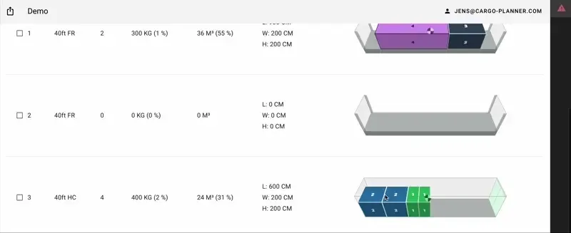Reload unloaded cargo