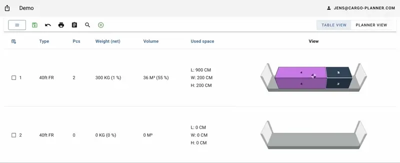 Remove empty container
